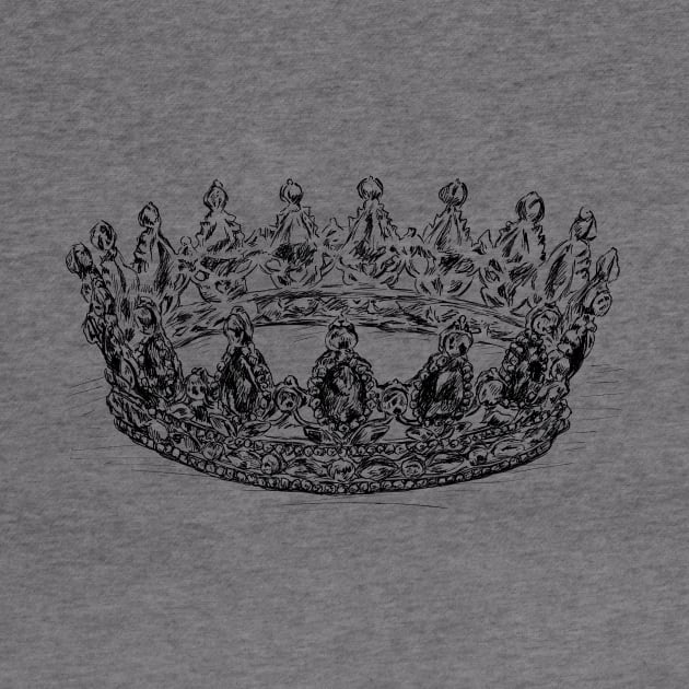Crown Illustration by rachelsfinelines
